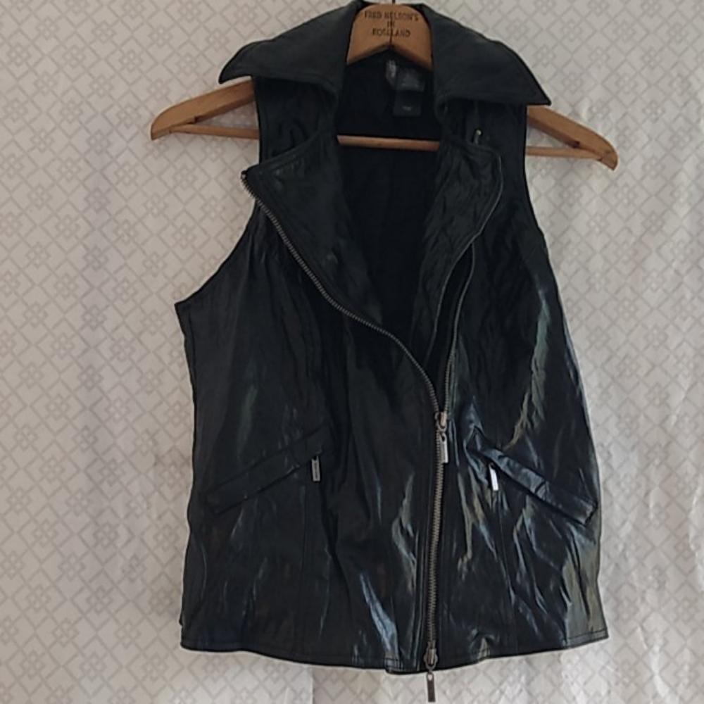 Vegan Leather Vest
